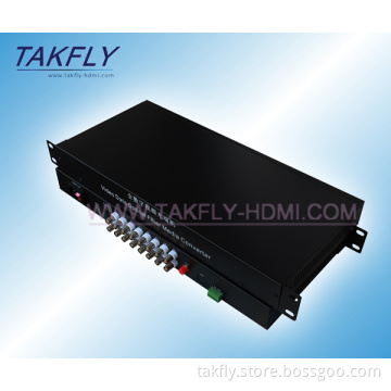 1/2/4/8/16-Channel Fiber Optical Video Converter/PDH